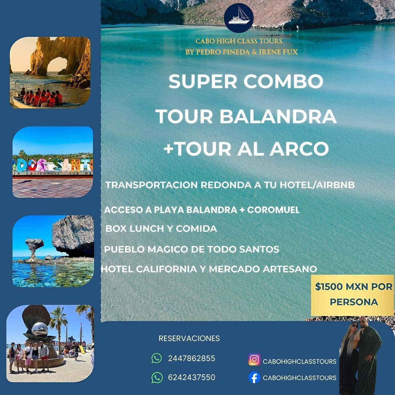 Tour Balandra y Arco de Cabo